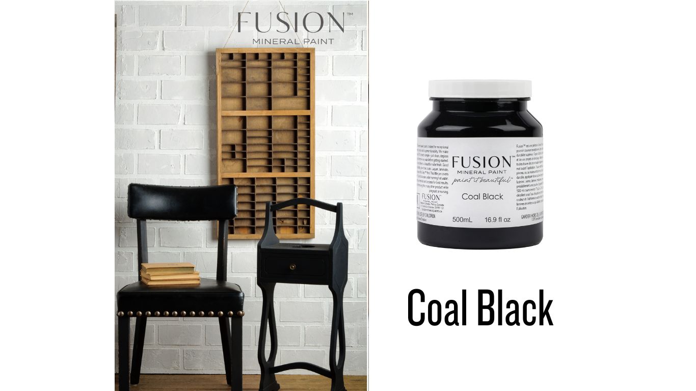 Fusion Mineral Paint - COAL BLACK